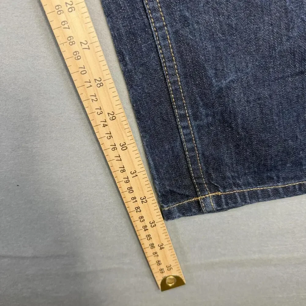 Chrome Industries Jeans Mens 30x33 Blue Dark Wash Slim USA Made A Code Denim